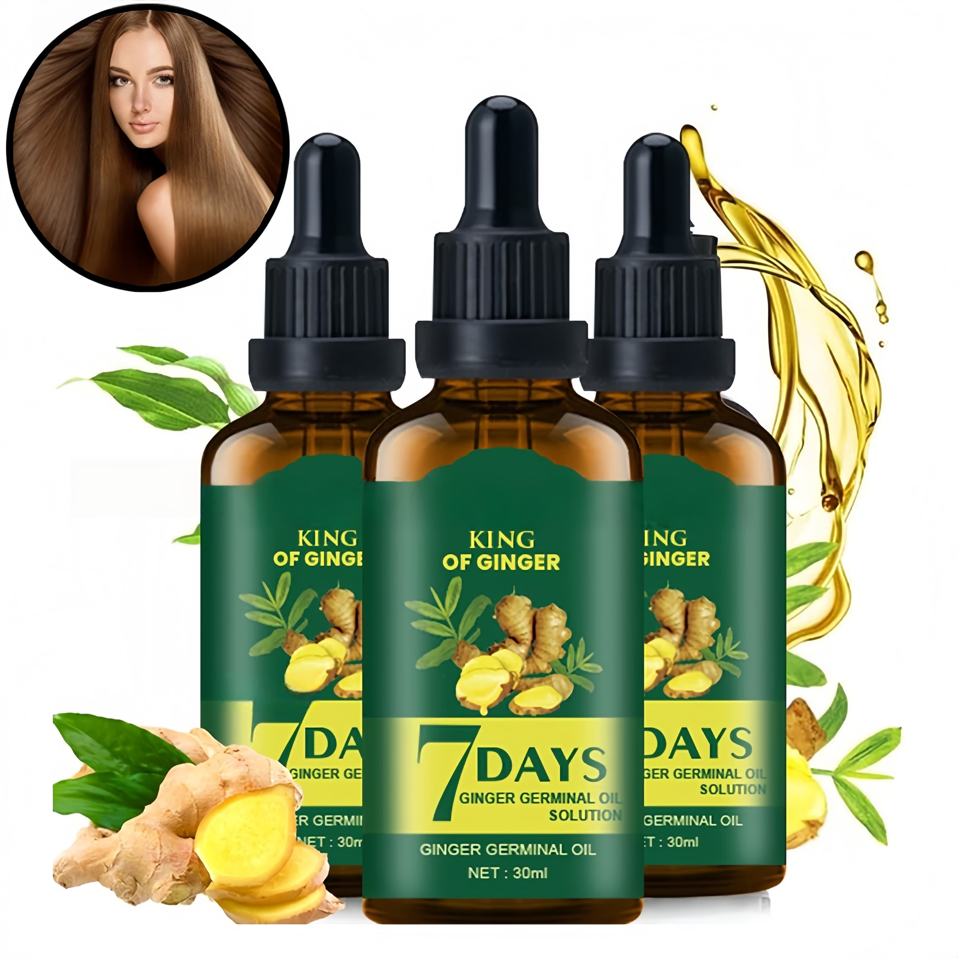 Epidermal Growth Factor - Minyak Penumbuh Rambut Serum Biotin Jahe
