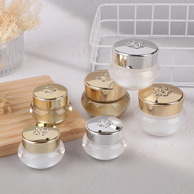 Luxury Skincare & Spa - Botol Krim Akrilik Kosong untuk Perjalanan