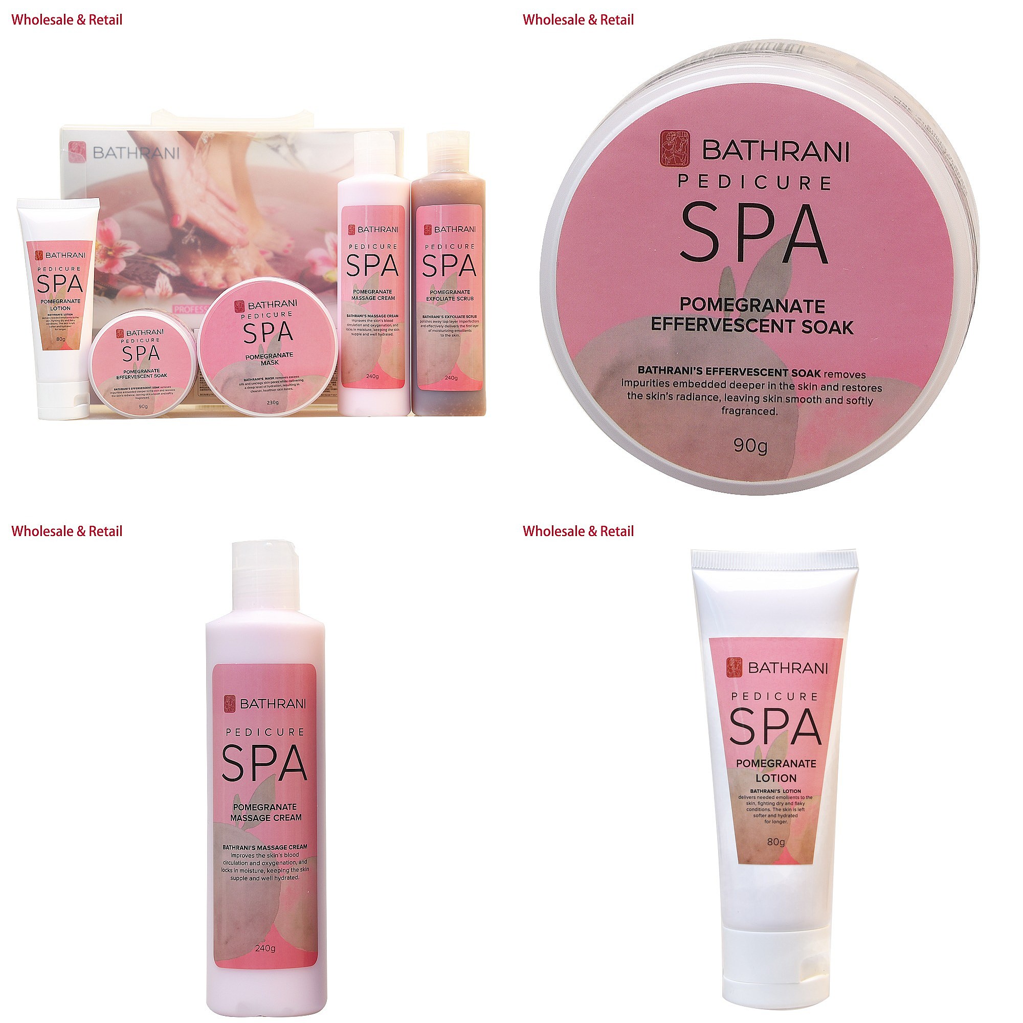 Luxury Skincare & Spa - Perlengkapan Pedikur Spa 5 Langkah Sistem