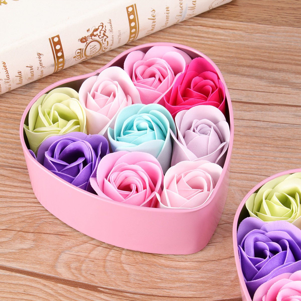 Set Sabun Bunga Mawar dalam Ko - Luxury Skincare Gifts ulasan dan harga