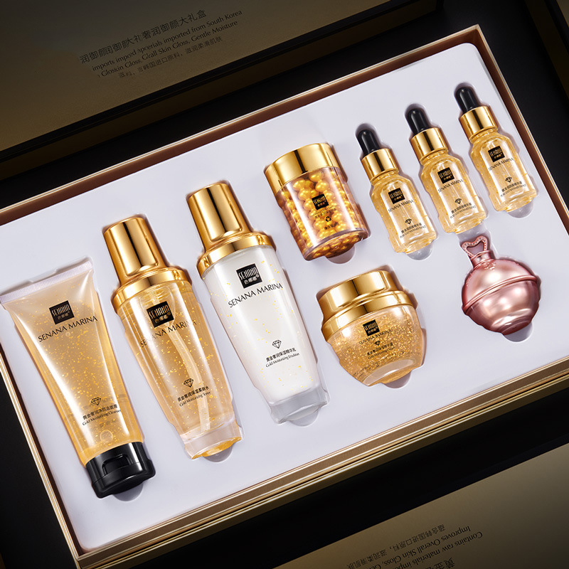 Set Perawatan Kulit Emas 24K W - Luxury Skincare Set For Women ulasan dan harga